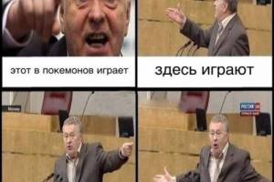 Жириновский не играет в покемонов