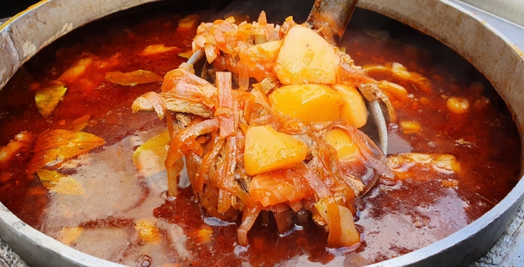 Полевая кухня на Новый год