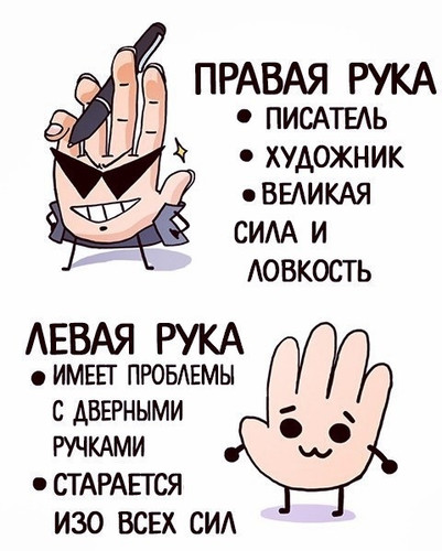 Правая и левая рука