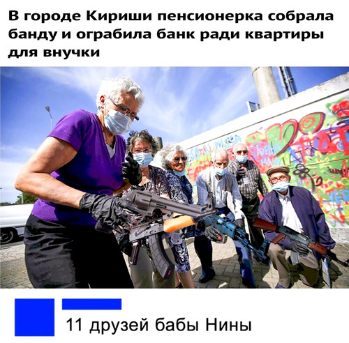 11 друзей бабы Нины