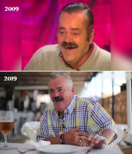 Испанец хохотун 2009-2019