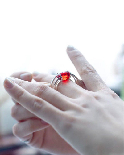 Кольцо с капсулой Нурофена