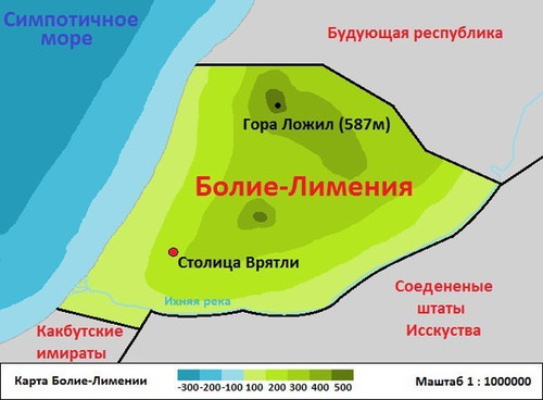 Карта Болие-Лимении